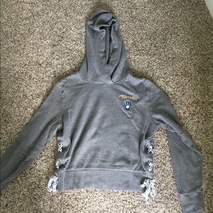 Milwaukee Brewers VS Pink Crop Hoodie S